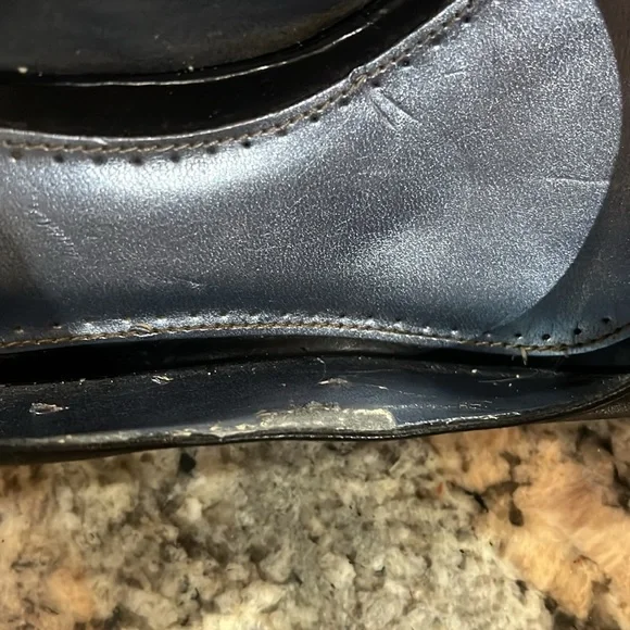 Black Naturalizer Heel Peep-Toe Pumps with Bow - Picture 7 of 11